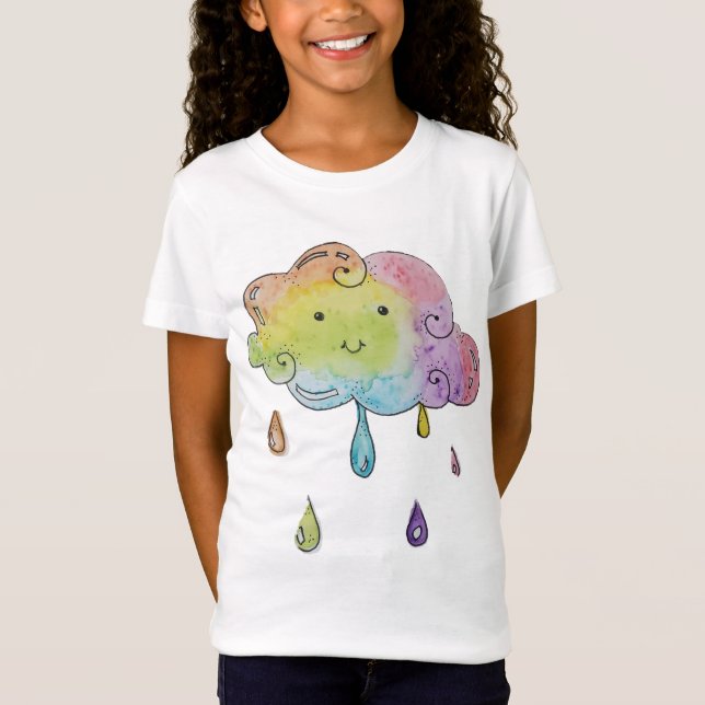 Camiseta de la nube arcoiris (Anverso)