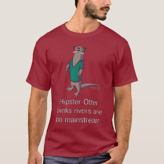 Camiseta de la nutria del inconformista