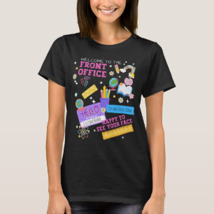 Camiseta de la oficina delantera del personalizado