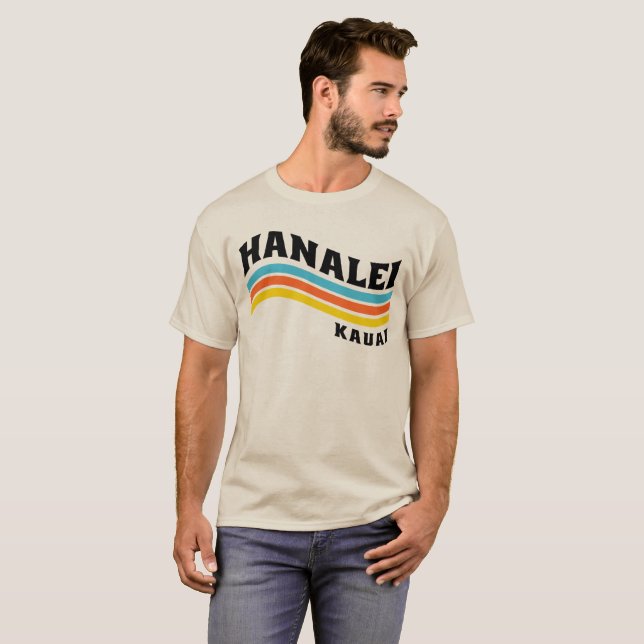 Camiseta de la onda de Hanalei (hombres) (Anverso completo)