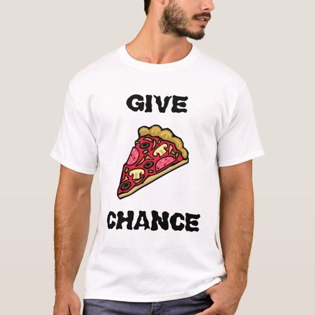 CAMISETA DÉ LA OPORTUNIDAD DE LA PIZZA (Anverso)
