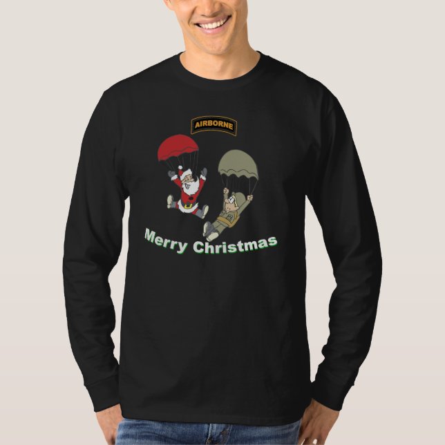 Camiseta de la oscuridad de Airbone Santa II (Anverso)