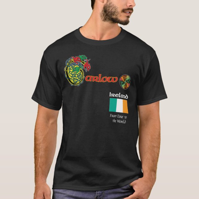 Camiseta de la oscuridad de Carlow del condado de (Anverso)