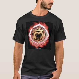 Camiseta de la oscuridad de Chakra de la raíz