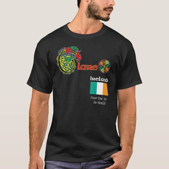 Camiseta de la oscuridad de Clare del condado de (Anverso)