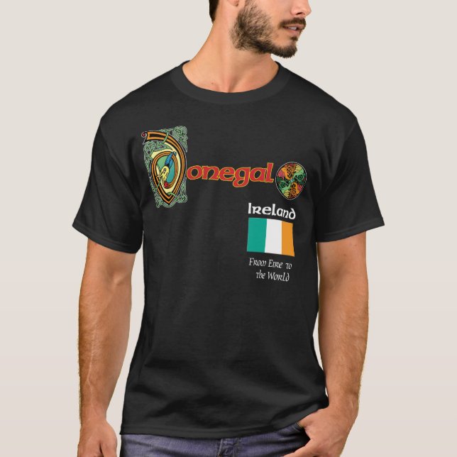 Camiseta de la oscuridad de Donegal del condado de (Anverso)