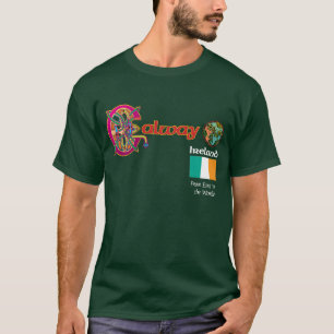 Camiseta de la oscuridad de Galway del condado de