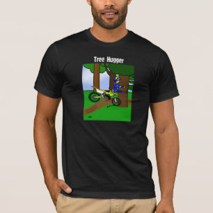 Camiseta de la oscuridad de Hugger del árbol de l