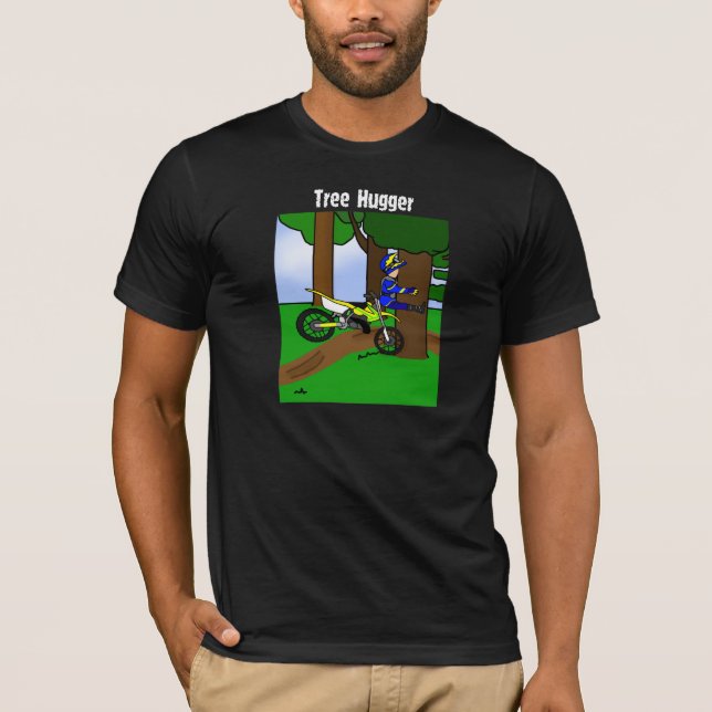 Camiseta de la oscuridad de Hugger del árbol de la (Anverso)