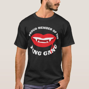Camiseta de la oscuridad de la cuadrilla del