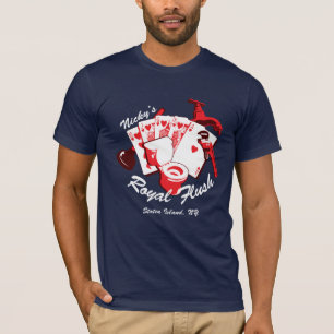 Camiseta de la oscuridad de la escalera real de