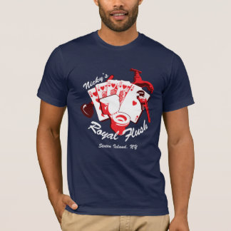 Camiseta de la oscuridad de la escalera real de