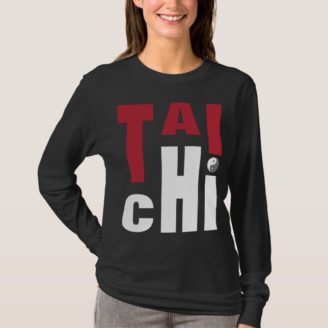 Camiseta de la oscuridad de la ji del Tai (Anverso)