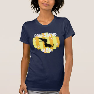 Camiseta de la oscuridad de la mamá del Dachshund