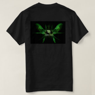 Camiseta de la oscuridad de la menta de Linux