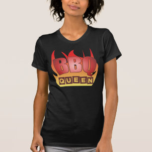 Camiseta de la oscuridad de la reina del Bbq