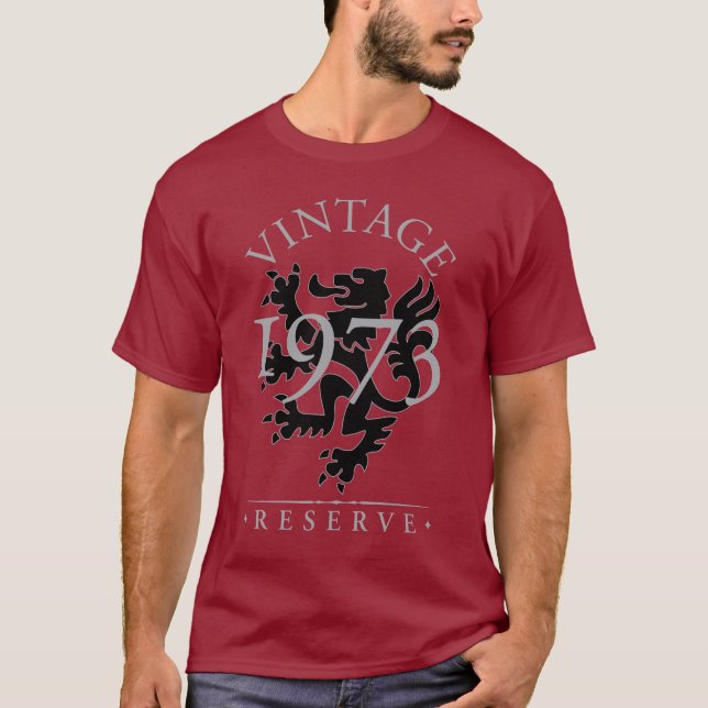 Camiseta de la oscuridad de la reserva 1973 del (Anverso)
