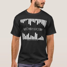 Camiseta de la oscuridad de las rayas