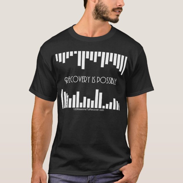 Camiseta de la oscuridad de las rayas (Anverso)