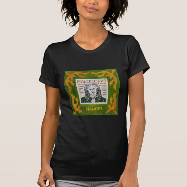 Camiseta de la oscuridad de las señoras de HANDEL (Anverso)