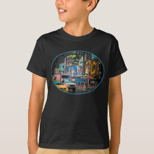 Camiseta de la oscuridad de los niños de las