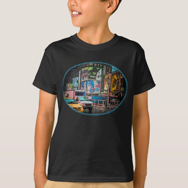 Camiseta de la oscuridad de los niños de las (Anverso)