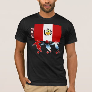 Camiseta de la oscuridad de Perú del fútbol