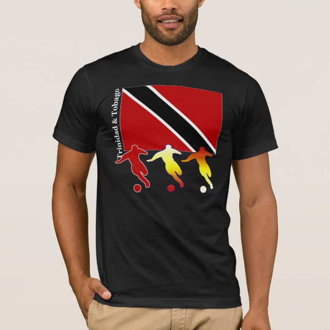Camiseta de la oscuridad de Trinidad del fútbol (Anverso)
