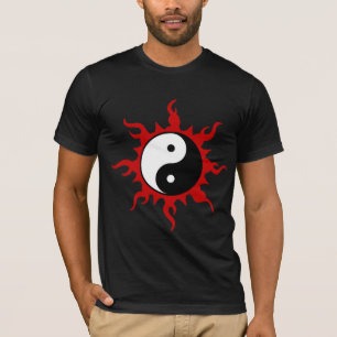Camiseta de la oscuridad de Yin Yang