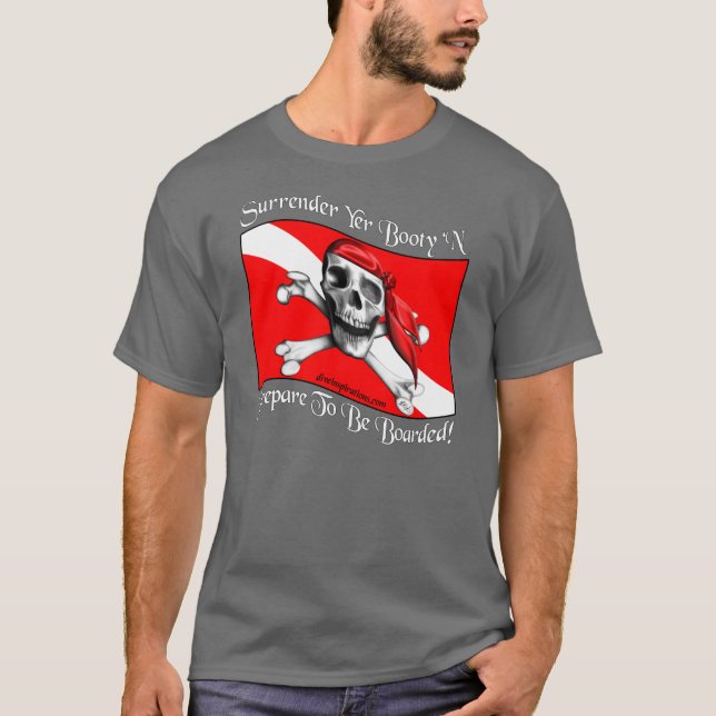 Camiseta de la oscuridad del botín del YER de la (Anverso)