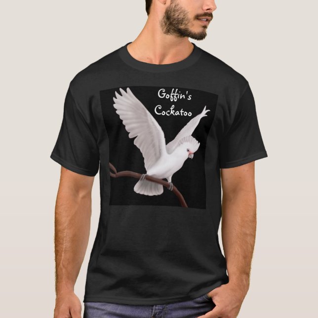 Camiseta de la oscuridad del Cockatoo de Goffins (Anverso)