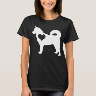 Camiseta de la oscuridad del corazón del Malamute