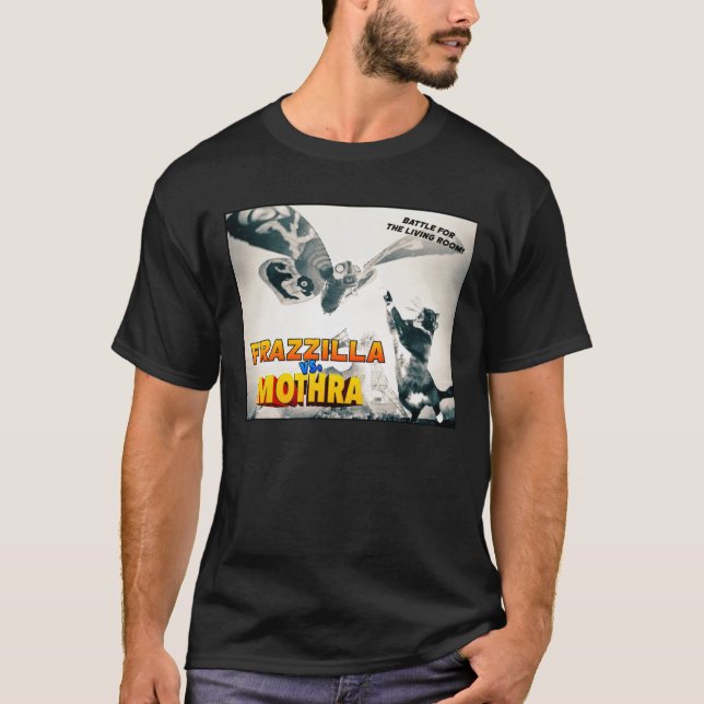 Camiseta de la oscuridad del gato de Frazzilla (Anverso)