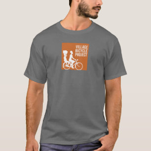 Camiseta de la oscuridad del logotipo de los