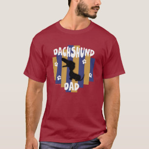Camiseta de la oscuridad del papá del Dachshund