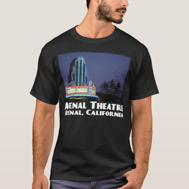 Camiseta de la oscuridad del teatro de Avenal (Anverso)