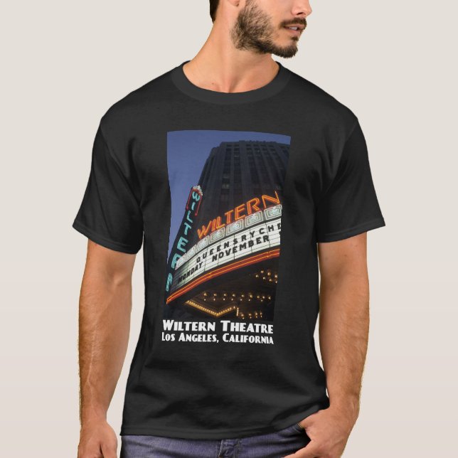 Camiseta de la oscuridad del teatro de Wiltern (Anverso)