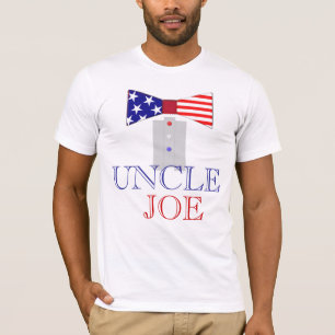 Camiseta de la pajarita de tío Joe los E.E.U.U.