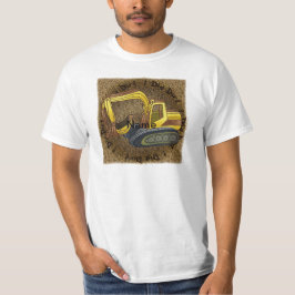 Camiseta de la pala de energía de la suciedad real