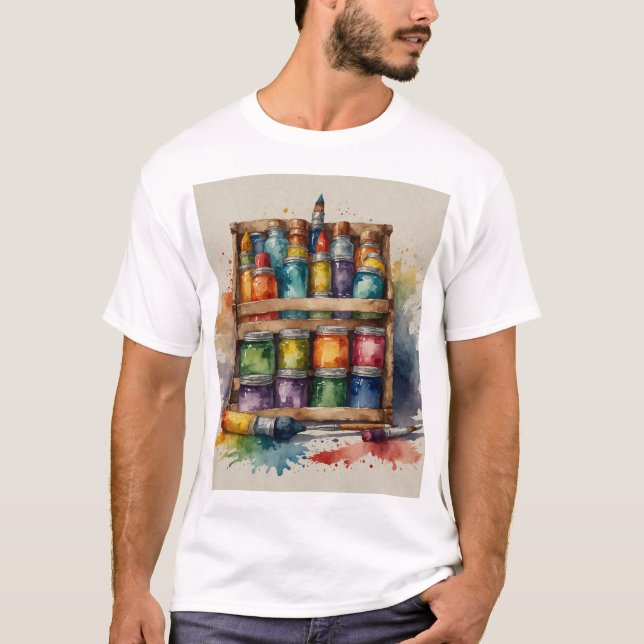 Camiseta De la paleta al lienzo (Anverso)