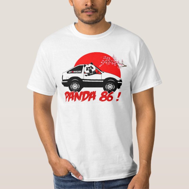 Camiseta de la panda Ae86 (Anverso)