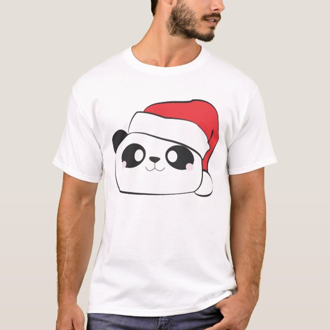 Camiseta de la panda de Santa (Anverso)