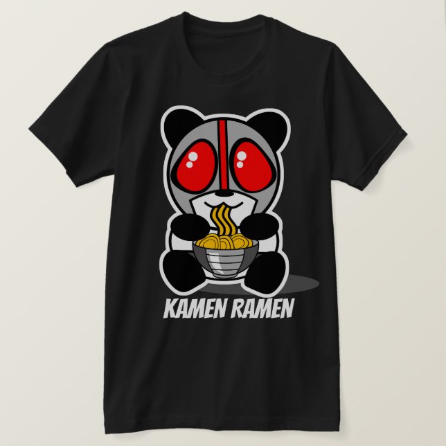 CAMISETA DE LA PANDA GIGANTE DE LOS RAMEN DE KAMEN (Anverso del diseño)