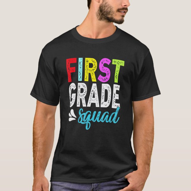 Camiseta de la pandilla de 1er grado Primer grado  (Anverso)