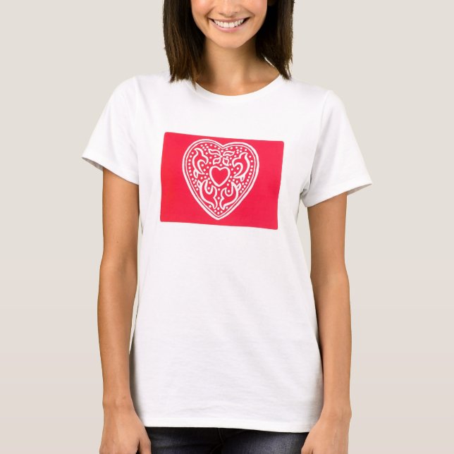 Camiseta de la pantalla de la tarjeta del día de (Anverso)