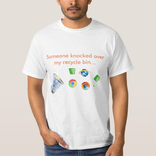 camiseta de la papelera de reciclaje (Anverso)