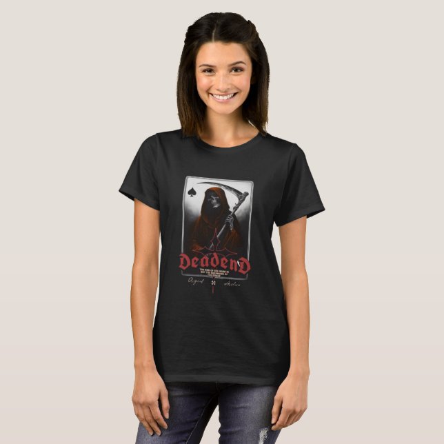 Camiseta de la Parca "Mortal" para Mujeres - Gótic (Anverso completo)