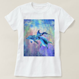 Camiseta de la pareja de delfines - Familia