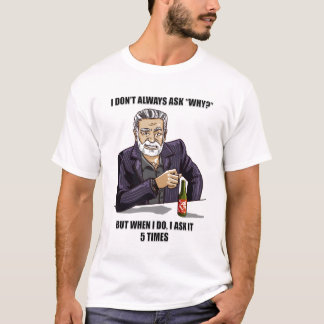 Camiseta de la parodia de 5 porqués
