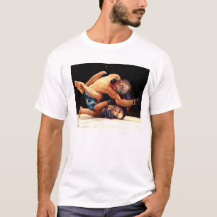 Camiseta de la parodia del arte. Arte marcial
